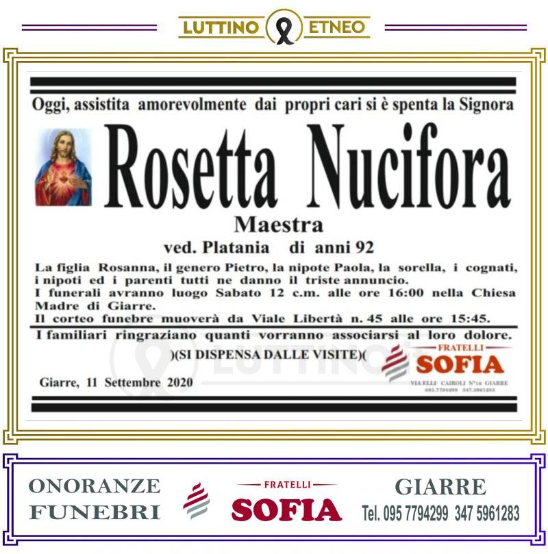 Rosetta  Nucifora